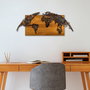 Wallity World Map-1 Multicolor